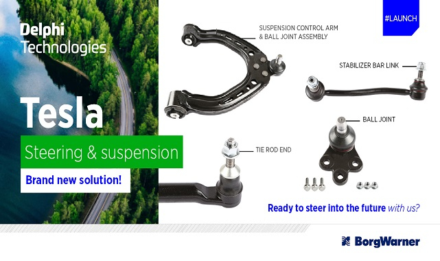 Tesla Model S’in Ön Takım Parçaları Delphi Technologies’ten...