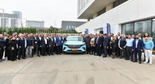 Yerli elektrikli oto TOGG - Uğurlandı!