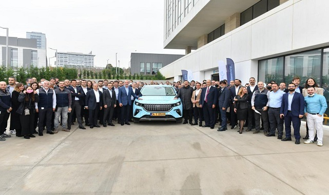 Yerli elektrikli oto TOGG - Uğurlandı!