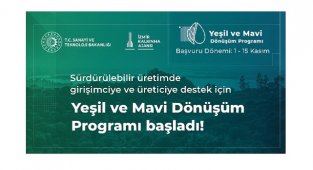 Yeşil ve Mavi Dönüşüm Programı başvurular başladı!
