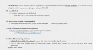 MAPEG - 'E-İmza' konulu duyuru yaptı!