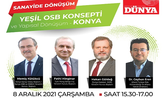OSB’lerin &#039;Yeşil Mutabakat çerçevesindeki dönüşümü&#039; masaya yatırılıyor!