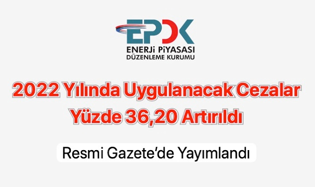 TABGİS -  İdari para cezası tutarları yüzde 36,20 oranında artırıldı!