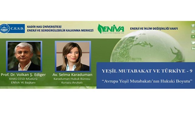 &#039;Avrupa Yeşil Mutabakatı&#039;nın Hukuki Boyutu&#039; - ETKİNLİK!