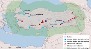 Türkiye'nin 'Volkan' haritası!