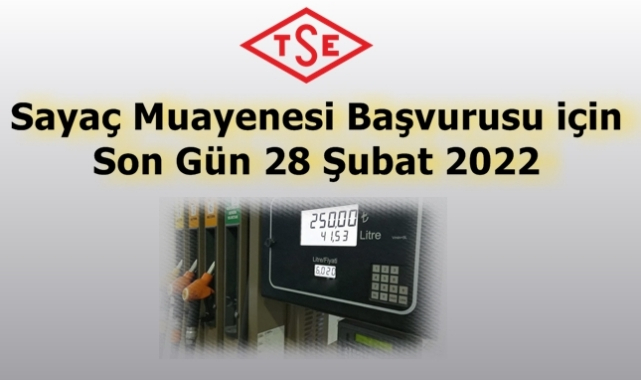 TABGİS: Sayaç muayene başvurusu son gün 28 Şubat!