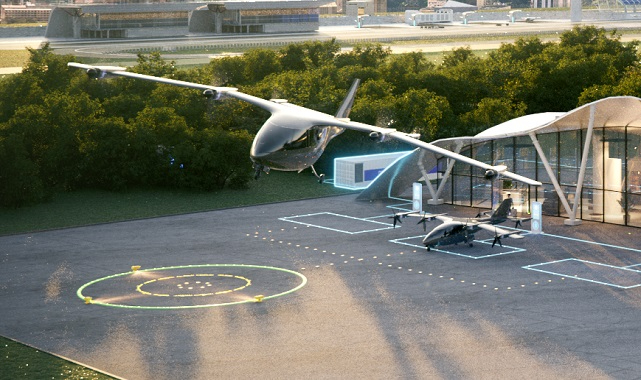 Tamamen elektrikli-hibrit elektrikli DİKEY kalkış-inişli kısa mesafe uçakları geliştirecekler!