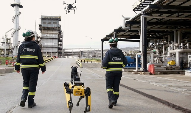 Tüpraş - Otonom ROBOTLARI saha da kullanmaya başladı!