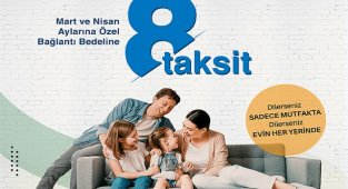 Doğal Gaz Aboneliğine 8 Taksit!