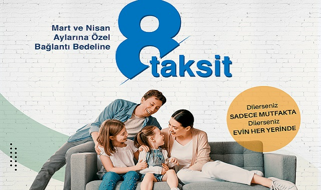 Doğal Gaz Aboneliğine 8 Taksit!
