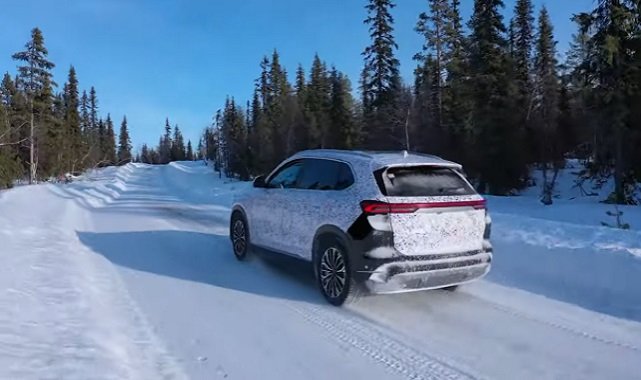 Electric Car TOGG in snowy road test... VIDEO...
