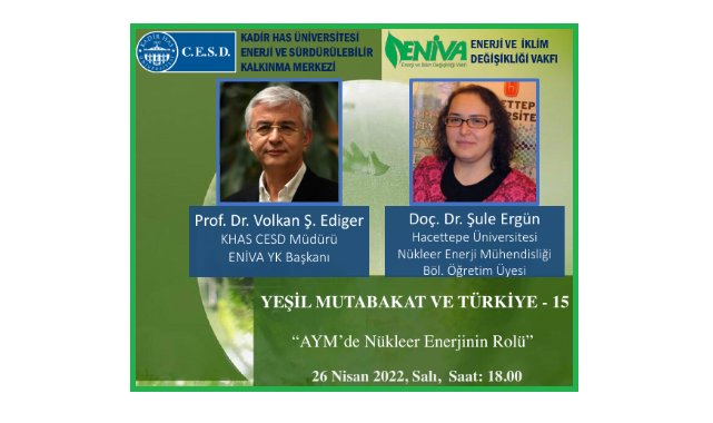 Etkinlik - Konu &#039;AYM’de Nükleer Enerjinin Rolü&#039;