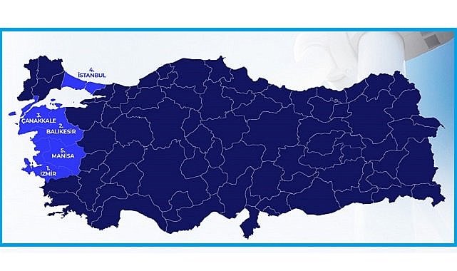 Rüzgardan en fazla ELEKTRİK üreten ilk 5 il!