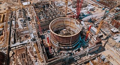 Akkuyu NGS’nin 2’nci Ünitesinde İç Koruma Kabuğunun 3’üncü katmanı kuruldu