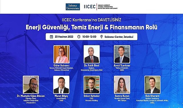 Konferans - Konu &#039;Enerji Güvenliği - Temiz Enerji &amp; Finansmanın Rolü&#039;