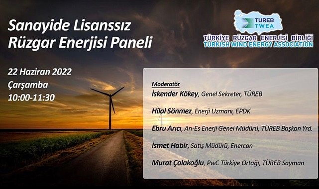 &#039;Sanayide Lisanssız Rüzgar Enerjisi Paneli&#039; - TÜREB!