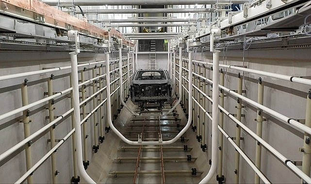 Yerli elektrikli TOGG - Gemlik’teki boyahanesinde provalar başladı!