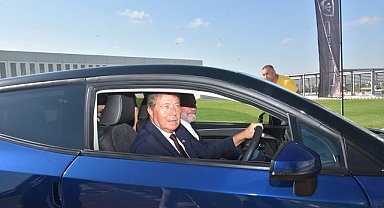 KKTC’nin yerli elektrikli otomobili GÜNSEL’i ziyaret ettiler!