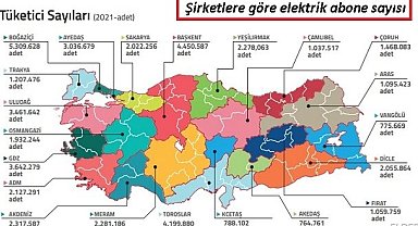 Türkiye elektrik abone sayısı: Hangi şirketin kaç elektrik abonesi var?