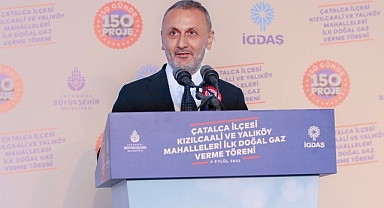 İGDAŞ - İlk doğalgaz verme töreni!