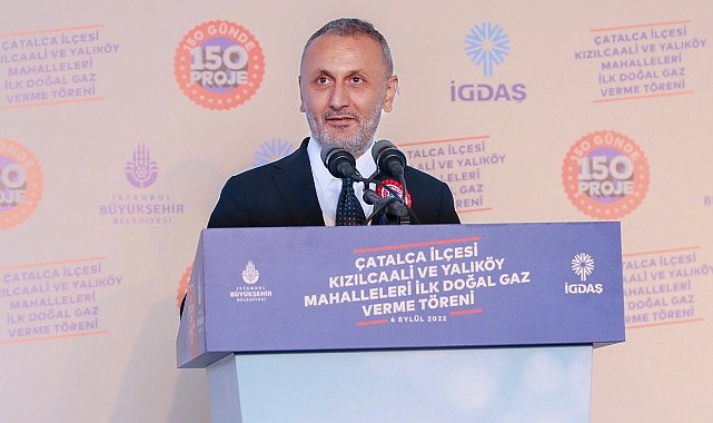İGDAŞ - İlk doğalgaz verme töreni!
