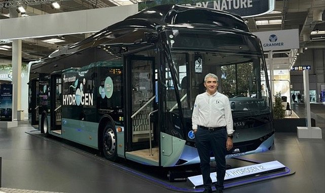 KARSAN - HİDROJEN yakıtlı aracını dünyaya tanıttı!