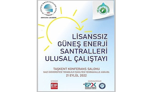 Lisanssız GÜNEŞ Enerjisi Santralleri Çalıştayı - ANKARA