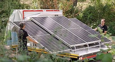 This vehicle will generate electricity from solar energy for farmers!