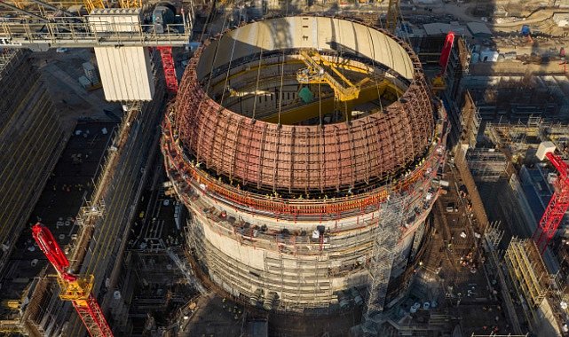 Akkuyu NGS&#039;nin 1&#039;inci Ünitesinde İç Koruma Kabuğu Tamamlanıyor!