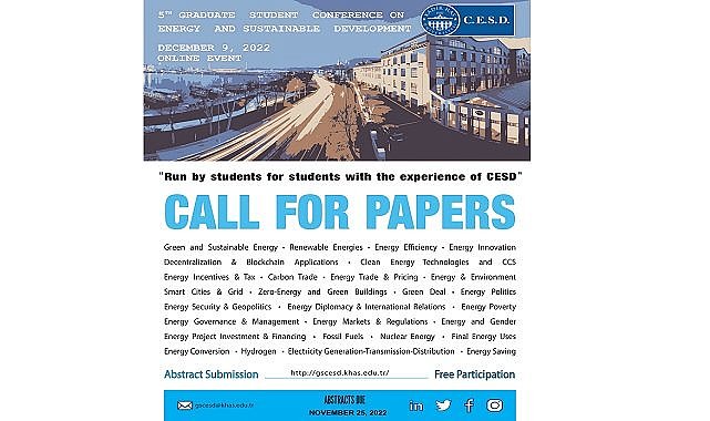 5th Graduate Student Conference on Energy and Sustainable Development!