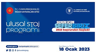 Enerji Bakanlığı duyuru yaptı - 'Ulusal Staj Programı 2023 Yılı Başvuruları Başladı'