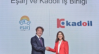 Eşarj ve Kadoil İş birliği - KONU 'Elektrikli Araç Şarj İstasyon Ağı'