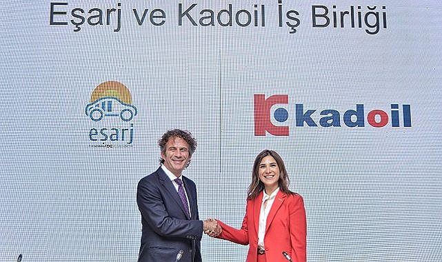 Eşarj ve Kadoil İş birliği - KONU &#039;Elektrikli Araç Şarj İstasyon Ağı&#039;