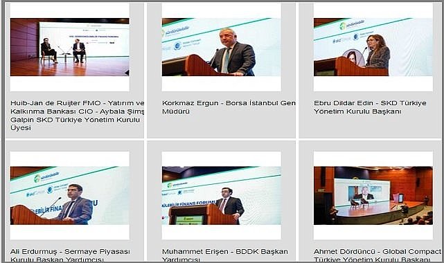 İş Dünyası ve Sürdürülebilir Kalkınma Derneği - &#039;Sürdürülebilir finansman...&#039;