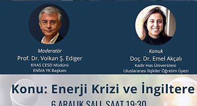 Konu “Enerji Krizi ve İngiltere” - ETKİNLİK!