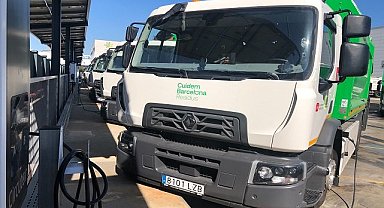 73 adet elektrikli kamyon aldı - Barselona!