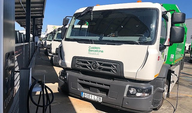 73 adet elektrikli kamyon aldı - Barselona!