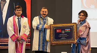 Socar Azneft Üretim Birliği Genel Müdürü Hüseynov'a Fahri Doktora!