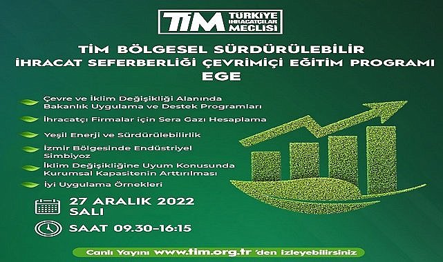 Yeşil Enerji ve Sürdürülebilirlikte var - ETKİNLİK!