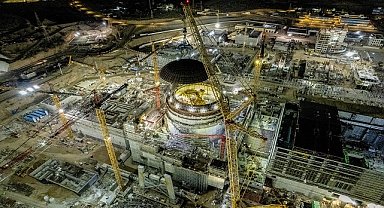 1’inci Güç Ünitesi’nde iç koruma kabuğunun  kubbesi tamam - Akkuyu Nükleer AŞ