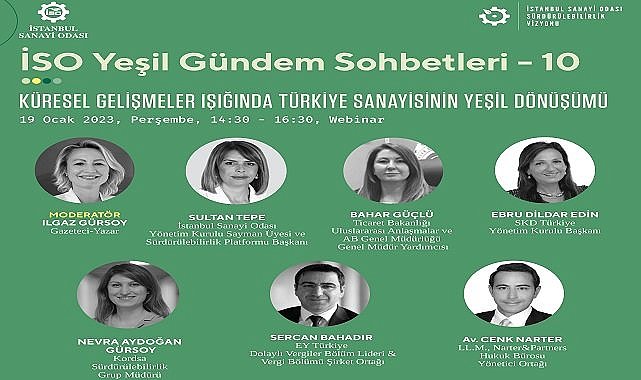 İSO webinar - Konu &#039;&#039;Yeşil Gündem&#039;&#039;