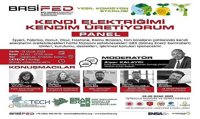 PANEL - Konu “Kendi Elektriğimi Kendim Üretiyorum”