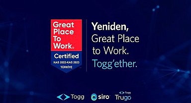 Elektrikli Togg -  ‘Great Place to Work’ Sertifikası…’