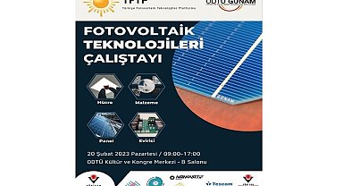 Fotovoltaik Teknolojileri Çalıştayı - ODTÜ GÜNAM!