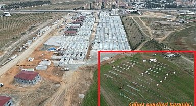 Güneş enerjisi sitemleri kuruluyor!