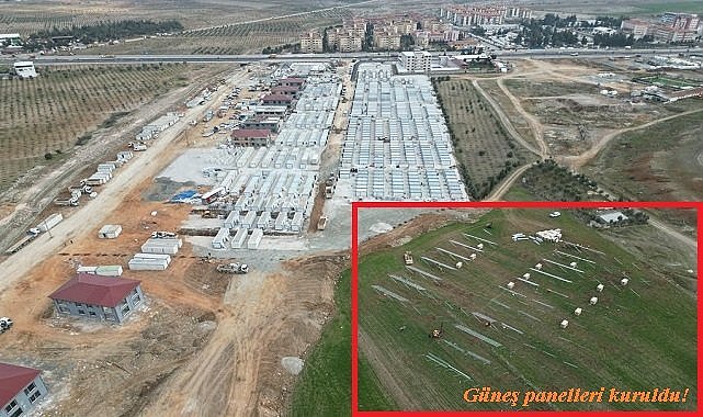 Güneş enerjisi sitemleri kuruluyor!