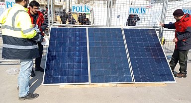 TSE - Afetzedeler için güneş enerjisi sistemi kurdu!