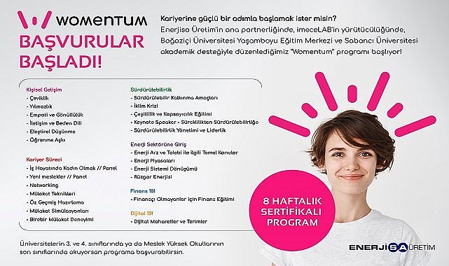 Enerjisa Üretim’den Kapsamlı Program -  Kadın Öğrencilere Kariyer Yolculuklarında Destek Olacak!