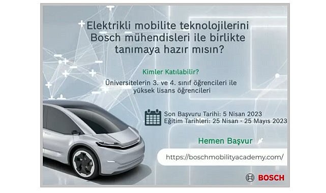 Bosch Elektrikli Mobilite Eğitim Programı - ÜCRETSİZ!