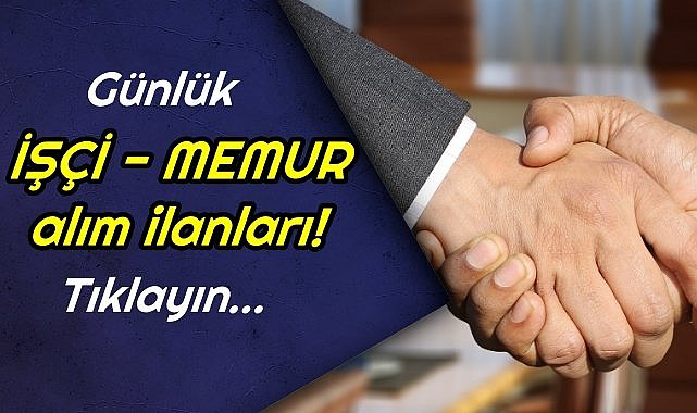 Günlük İŞ ilanları!
